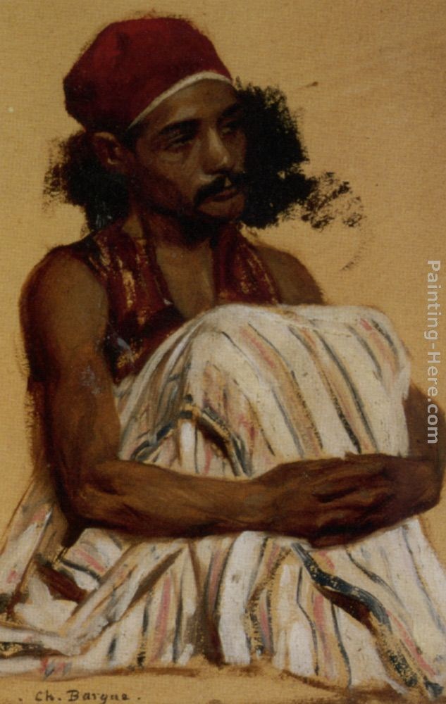 Charles Bargue Study of an Arab